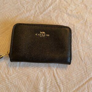 Small Coach Black Wallet